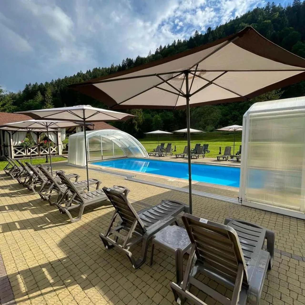 Tsarynka Eco Complex Hotel Slavske Bagian luar foto