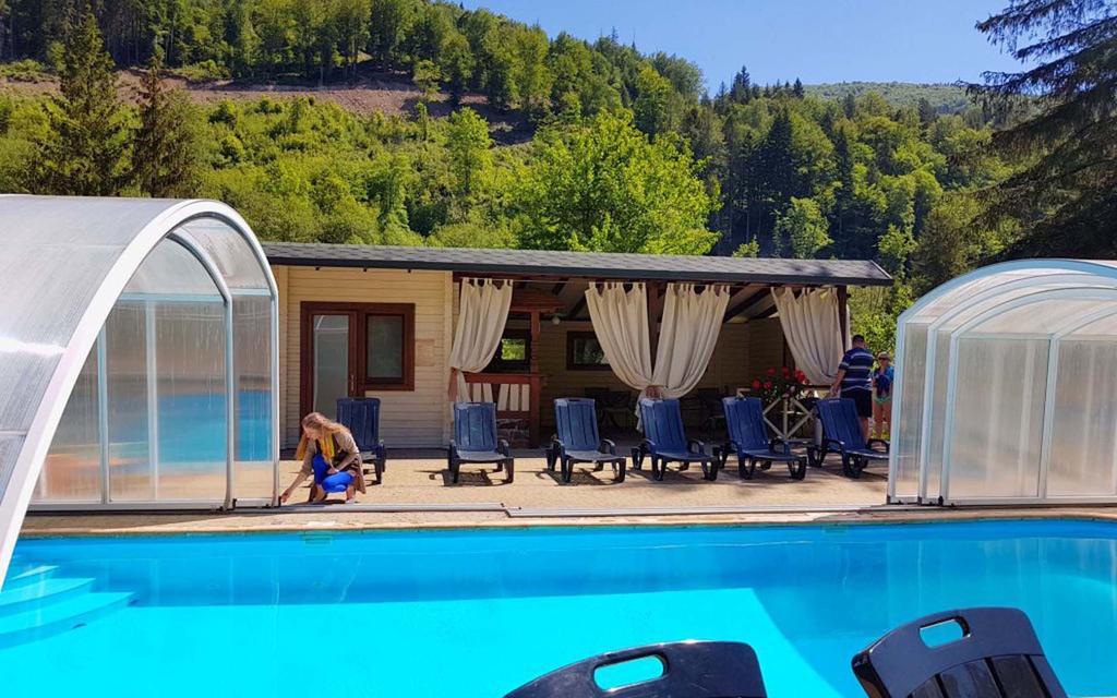 Tsarynka Eco Complex Hotel Slavske Bagian luar foto