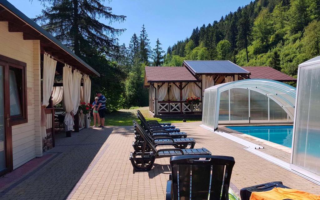Tsarynka Eco Complex Hotel Slavske Bagian luar foto